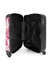 NoBoringSuitCases Suitcase, Handgepäck, Koffer, Reisekoffer Rosa Blumen