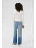 Kaffe Langarm-Shirt KAomi Slim fit in Chalk