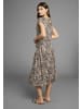 Laura Scott Sommerkleid in schwarz-sand-gemustert