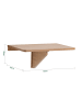 SoBuy Wandtisch in Eiche Natur - (W) 40 x (H) 26 x (L) 60 cm