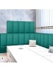 Yalion 3D Wandpolster 30x60cm für  Schlaf- und Wohnzimmer in Grün