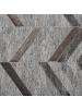 Beliani Kurzflor ARKUM in Grau/Braun/Beige - (W) 140 x (H) 1 x (L) 200 cm