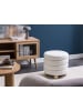 Beliani Pouf CHILLY in Weiß/Braun - (W) 42 x (H) 41 x (L) 42 cm