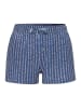 VIVANCE DREAMS Pyjamashorts in blau-rosa-gestreift