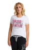 Bruno Banani T-Shirt FLORES in Weiß