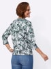 WITT WEIDEN 2-in-1-Shirt in salbei-schwarz-bedruckt