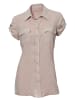 Heine Kurzarm-Bluse in sand