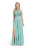 Vera Mont Abendkleid mit Placement in Bright Jade
