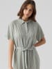 Vero Moda Leichtes Kurzärmliges Basic Midi Kleid VMBUMPY in Grün