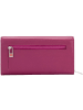 DuDu Geldbörse Leder 19 cm in fuchsia