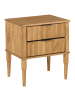 Beliani Nachttisch TAURIAC in Braun - (W) 48 x (H) 56 x (L) 40 cm
