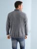 Sieh an! Strickjacke in grau-meliert