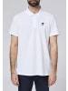 Polo Sylt Polo im puristischen Design mit Label-Stitching in Weiß