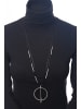 collezione alessandro Lange Kette " Karina " in schwarz