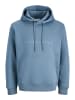 Jack & Jones Bequemer Kapuzenpullover mit dezentem Schriftzug Robust in Blau-2