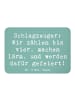 Mr. & Mrs. Panda Magnet Spruch Schlagzeuger Stolz mit Spruch in Meeresbrise
