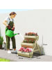 Outsunny Hochbeet in Grün 75L x 65B x 76H cm