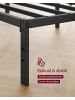 VASAGLE Bettgestell Conner in Schwarz - (B)180 x (H)35.6 x (T)200 cm