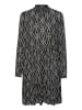 Kaffe Kleid KArikka Loose fit in Black/Chalk Print