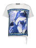 Betty Barclay Blusenshirt mit Schleifenknoten in Patch Cream/Blue