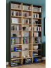 VCM  Holz CD DVD Standregal Bücherregal Regal Megosa XL in Anthrazit / Honig-Eiche