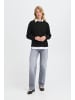 Oxmo Strickpullover OXFSANVI PU 1 in Schwarz