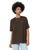 Marc O'Polo DENIM T-Shirt oversize in dark chocolate