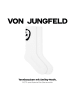 von Jungfeld Tennissocken Classic + Smiley Sportsocken Set in Weiß