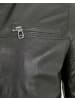 Milestone Lederjacke Lammnappa in Schwarz