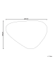 Beliani Kurzflor TANDO in Rot - (W) 160 x (L) 230 cm