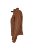 7eleven Lederjacke Lammnappa in Cognac