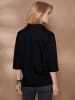 Sieh an! Bluse in schwarz