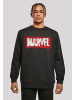 F4NT4STIC Basic Sweatshirt Marvel Logo in schwarz