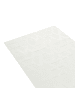 Beliani Läufer ANTERO in Weiß - (W) 80 x (L) 300 cm