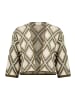 CARTOON Strick-Cardigan mit Jacquard in Khaki/Beige