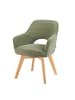 DUBI Möbel 2er-Set: Drehstuhl Mika-Mara in Grün - (B)60 x (H)87 x  (T)65 cm