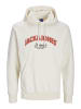 Jack & Jones Kapuzenpullover in Antique White