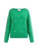myMo Damen Strickpullover in Grün