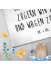Mr. & Mrs. Panda Gästehandtuch Igel Herzen mit Spruch in Weiß