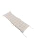 relaxdays Bankauflage in Beige - 160 x 50 cm