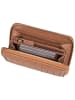 Abro Geldbörse Piuma Weaving Wallet in Cuoio