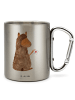 Mr. & Mrs. Panda Thermobecher Alpaka Fahne ohne Spruch in Silber