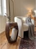 KADIMA DESIGN Beistelltisch rund, handgefertigt, Modern