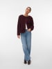 Vero Moda Teddyfell Jacke in Winetasting