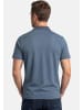 Ragman Poloshirt Basic in Dunkelgrau / dunkelblau
