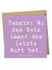Mr. & Mrs. Panda Glückwunschkarte Spruch Tennis Netz mit Spruch in Lavendeltraum