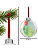 Mr. & Mrs. Panda Weihnachtskugel Schildkröte Luftballon Design o... in Weiß