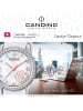 Candino Analog-Armbanduhr Candino Elegance weiß mittel (ca. 33mm)