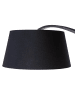 Beliani Stehleuchten BENUE in Schwarz/Weiß - (W) 160 x (H) 188 x (L) 50 cm