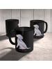 Mr. & Mrs. Panda Kaffeetasse Gordon Setter Freude mit Spruch in Schwarz